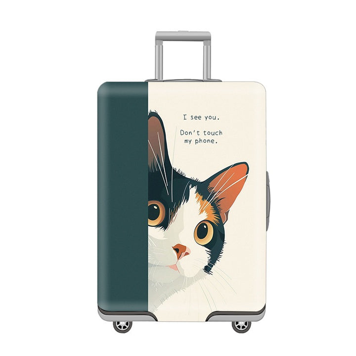 Cartoon Cat Design Hard Shell Luggage Kalsten