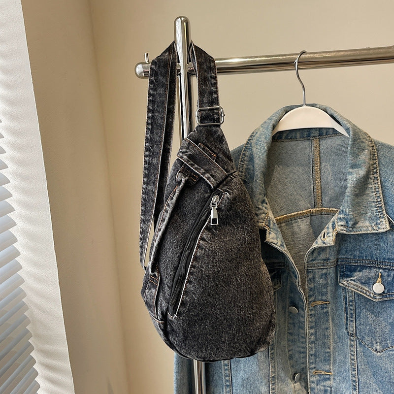 Casual Denim Sling Bag Kalsten