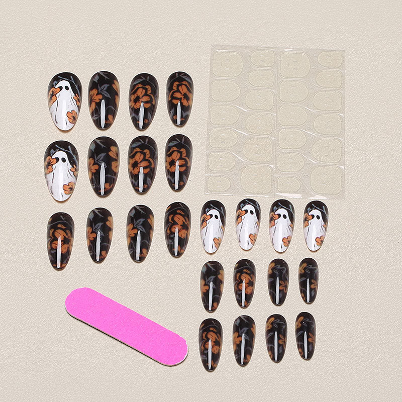 Seasonal Floral Press-On Nails