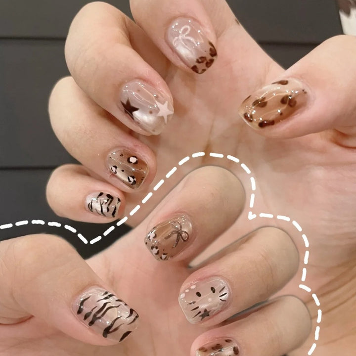 Floral Art Press-On Nail Set Kalsten