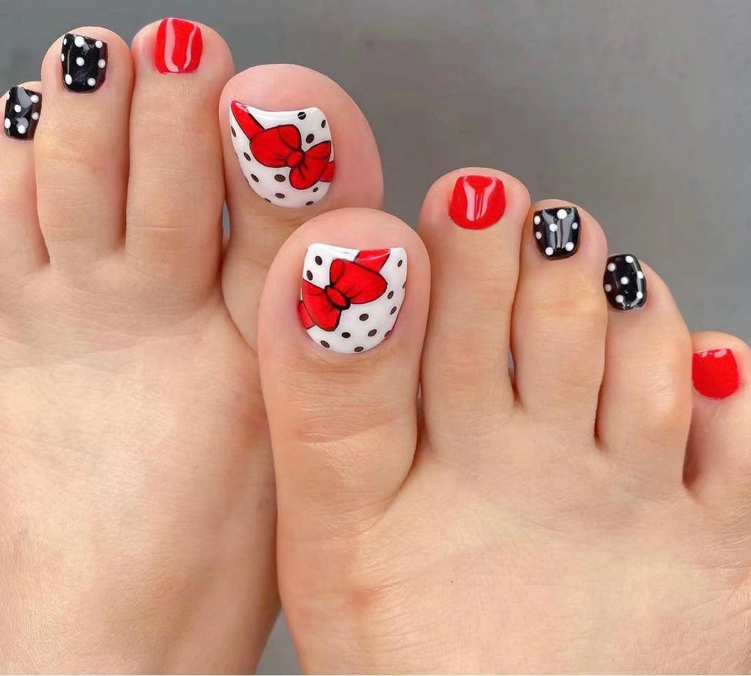 Artistic Toenail Design with Divine Butterfly Design Kalsten