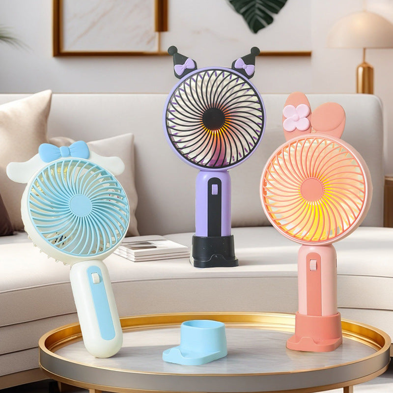Women Portable USB Hand Fan with Cute Design Kalsten