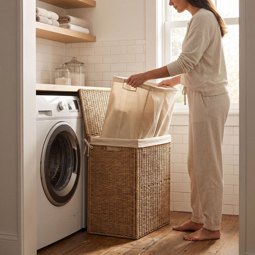 Woven Laundry Basket Kalsten