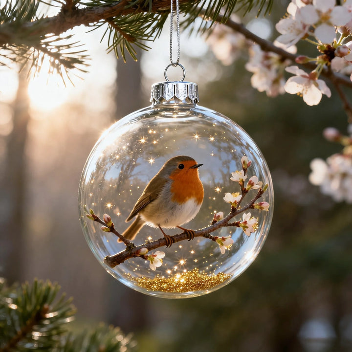 Decorative Glass Bird Ornament Kalsten