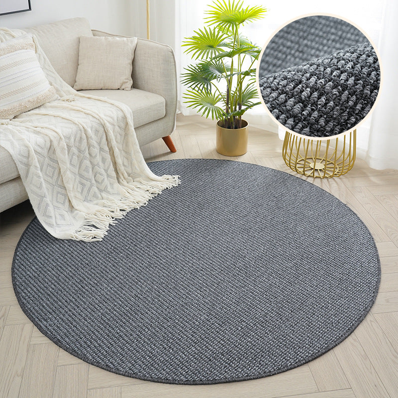 Round Textured Area Rug Kalsten