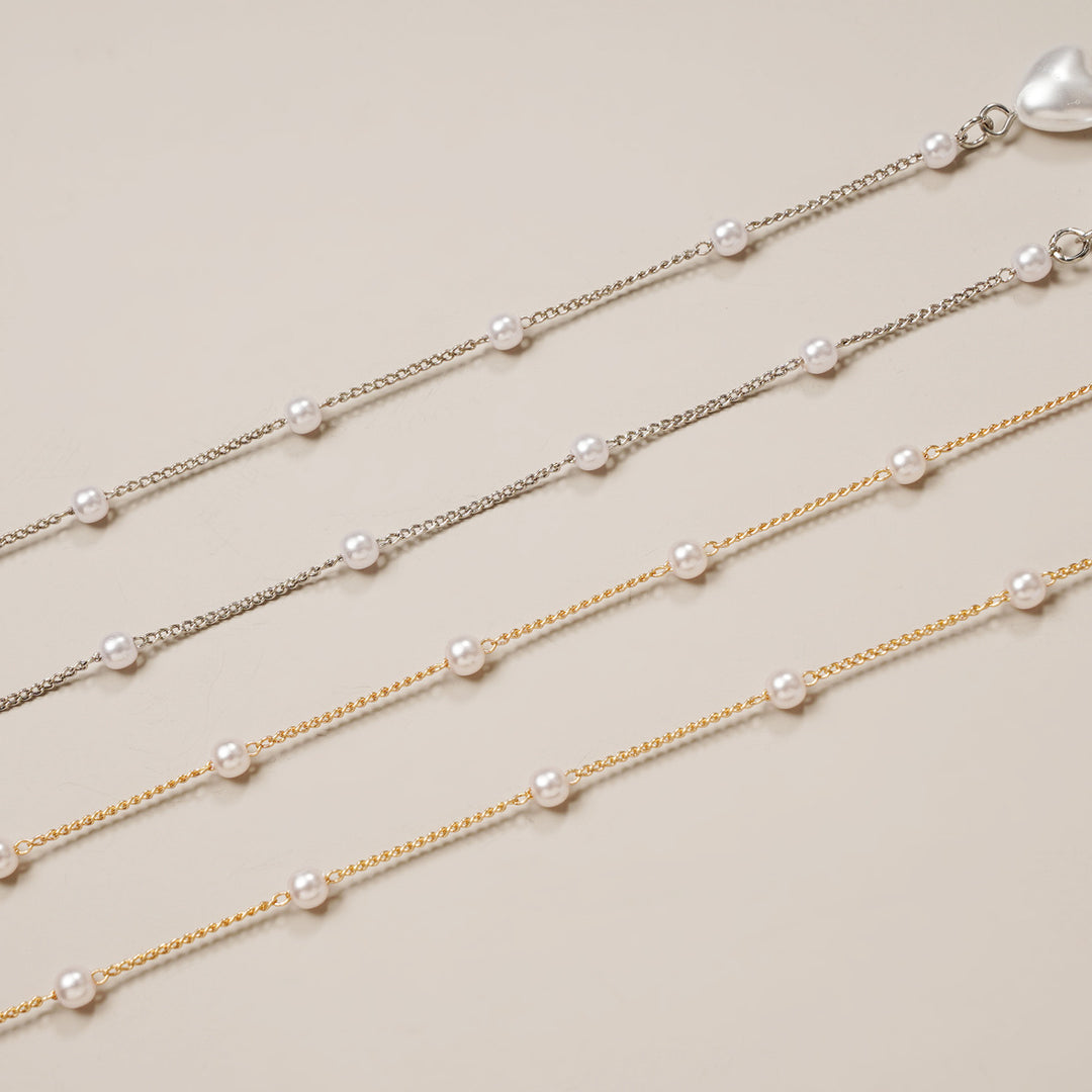 Heart-Embellished Eyewear Chain Kalsten