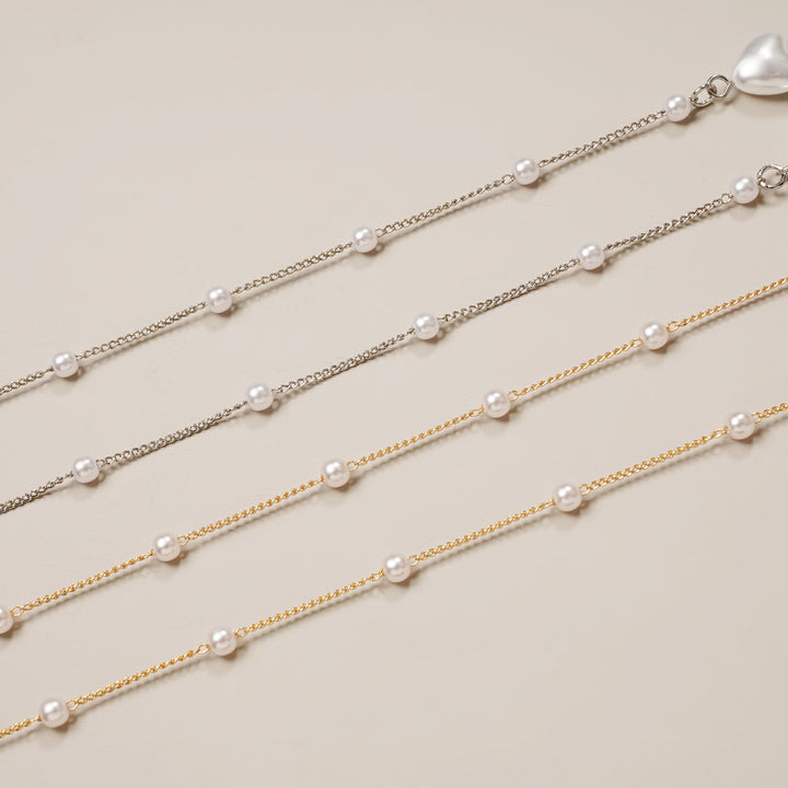 Heart-Embellished Eyewear Chain Kalsten
