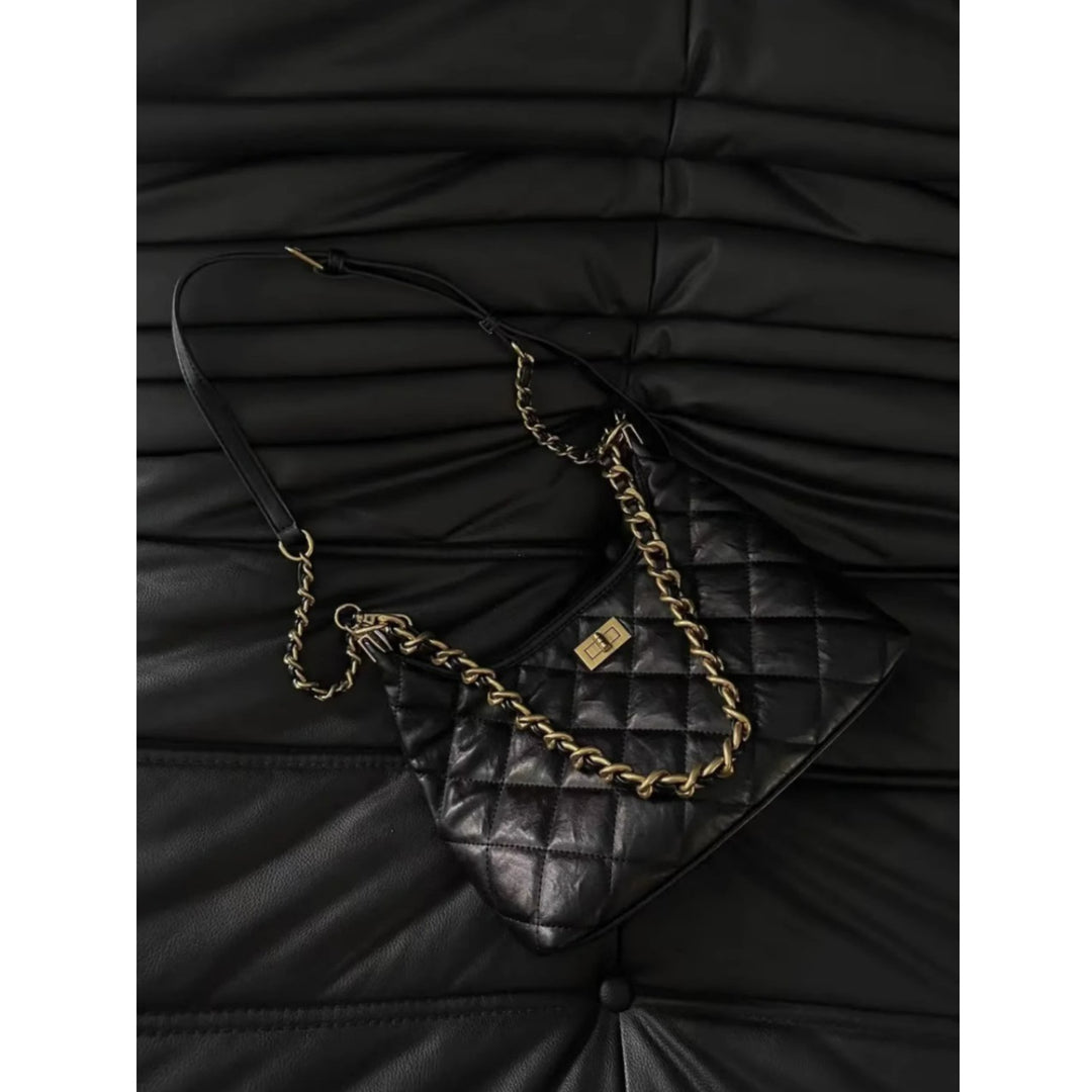 Elegant Quilted Shoulder Bag Kalsten