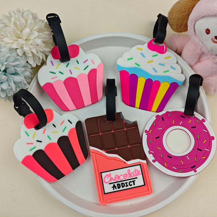 Unisex Luggage Tag in Cupcake Design Kalsten