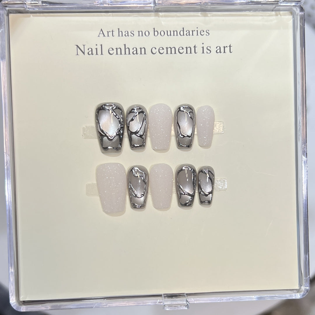 Themed Press-On Nail Art Set with Hello Kitty Designs Kalsten