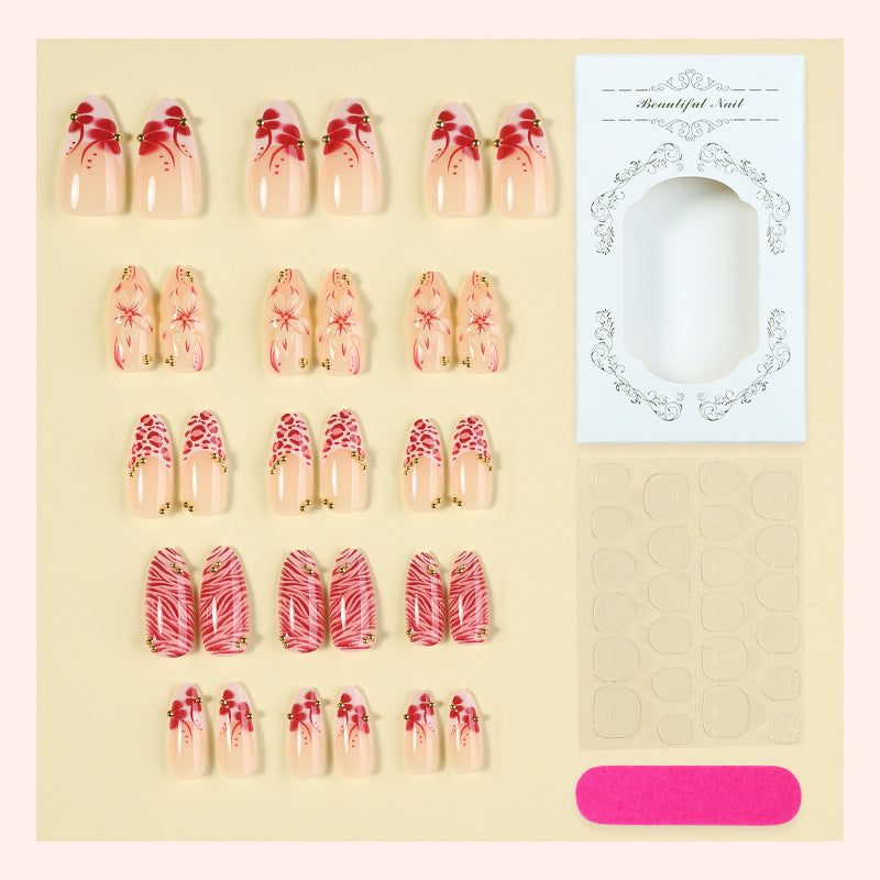 Floral Design Press-On Nail Set Kalsten 1788495338