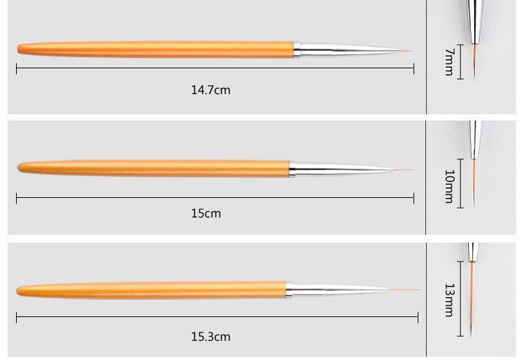 Fine Point Nail Art Detailing Brushes Kalsten