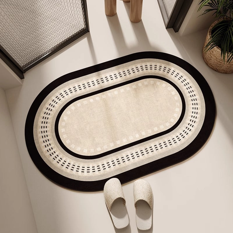Luxurious Half-Moon Entry Mat