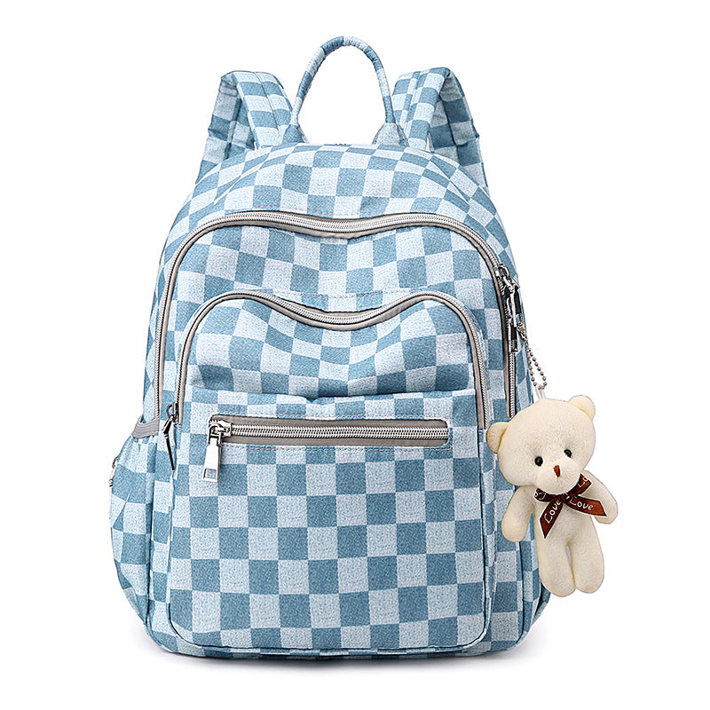 Checkerboard Pattern Backpack Kalsten