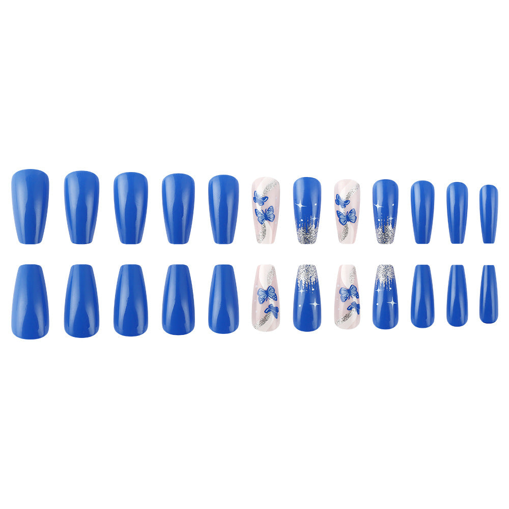 Decorative Butterfly-Themed Press-On Nails Kalsten