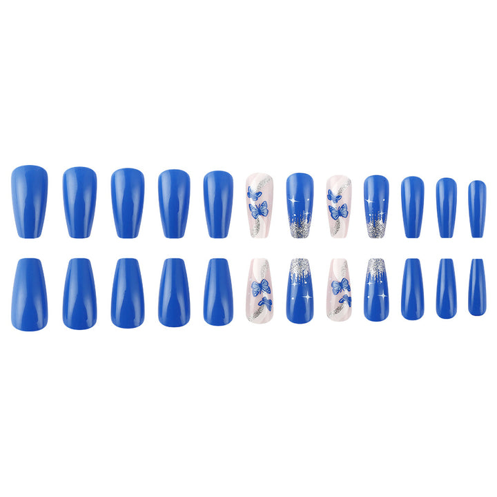 Decorative Butterfly-Themed Press-On Nails Kalsten