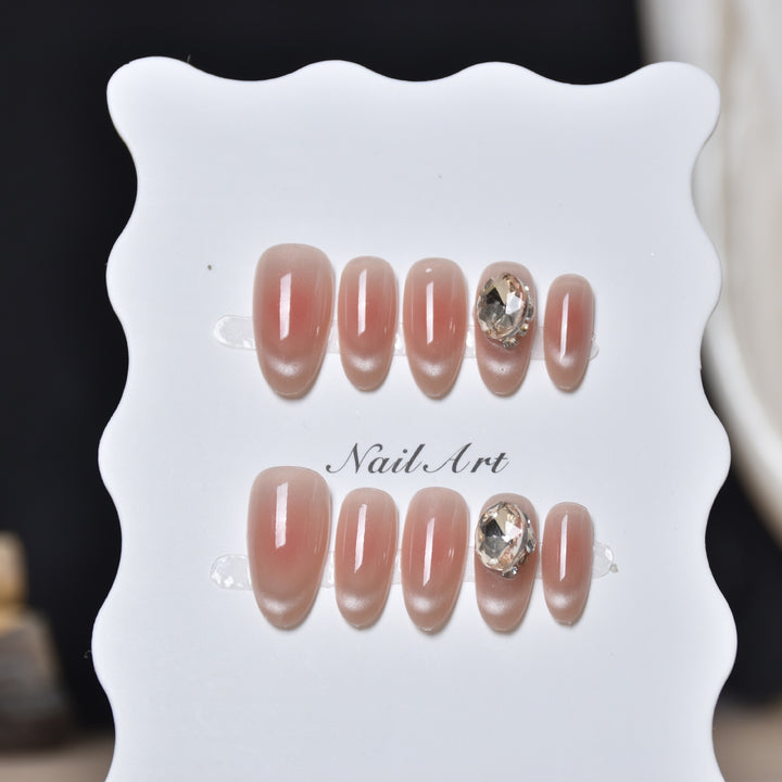 Premium Glamorous Press-On Nail Extensions Kalsten