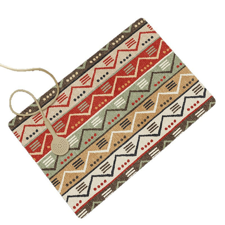 Geometric Patterned Bathroom Mat Kalsten