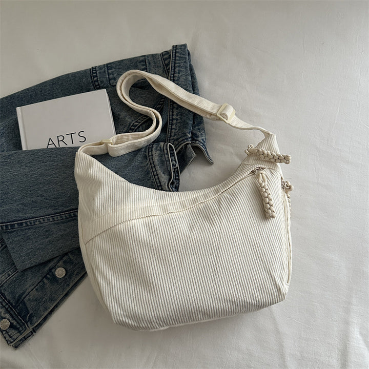 Eco-Friendly Ribbed Crossbody Bag Kalsten