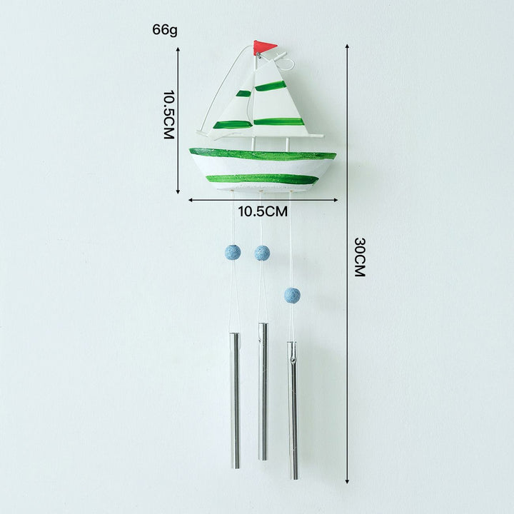 Nautical-Themed Hanging Wind Chime