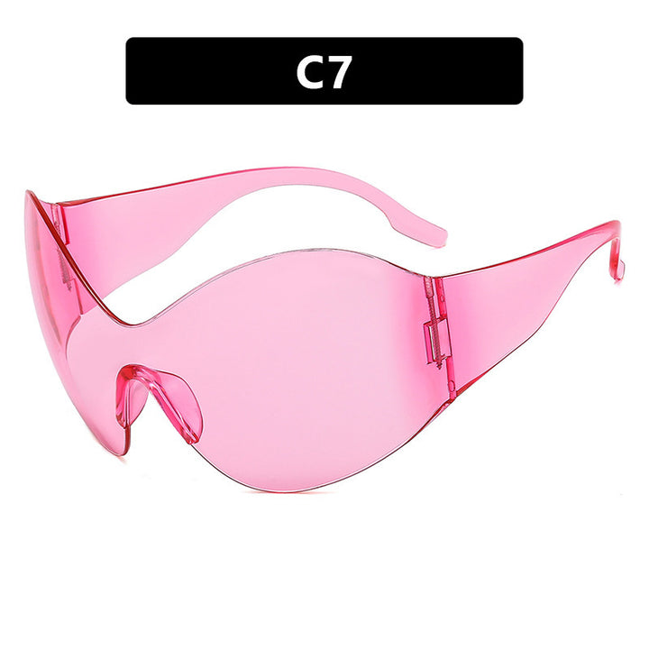 Women's visor-style sunglasses with innovative protection design Kalsten