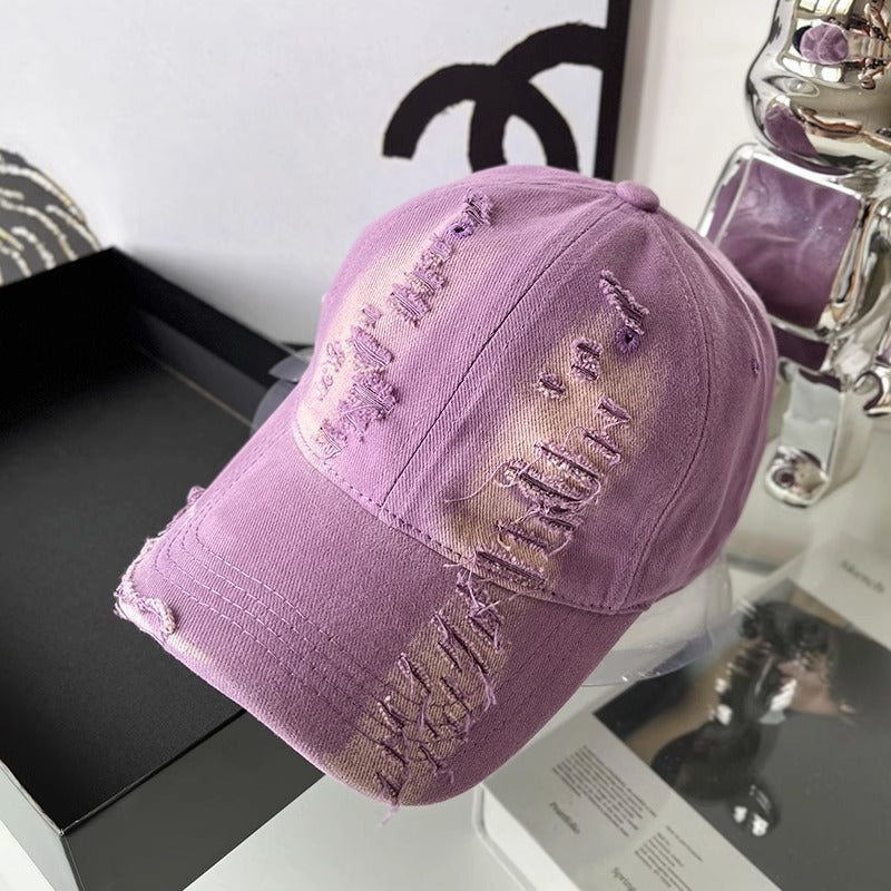 Women's Distressed Vintage-Inspired Baseball Cap Kalsten