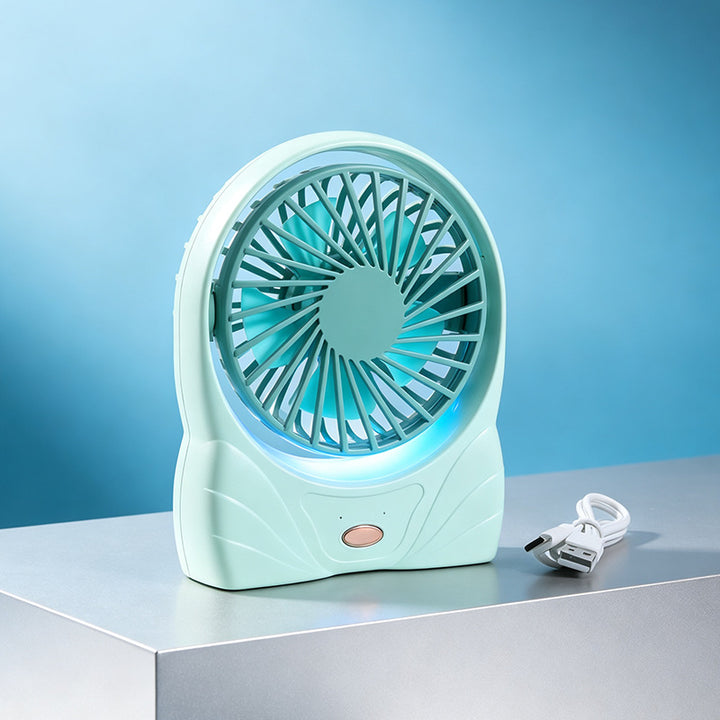 Women Portable Table Fan with LED Lighting Kalsten