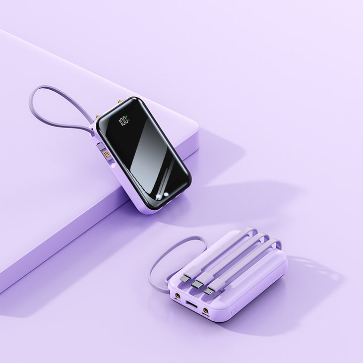 Portable power bank with integrated charging station Kalsten