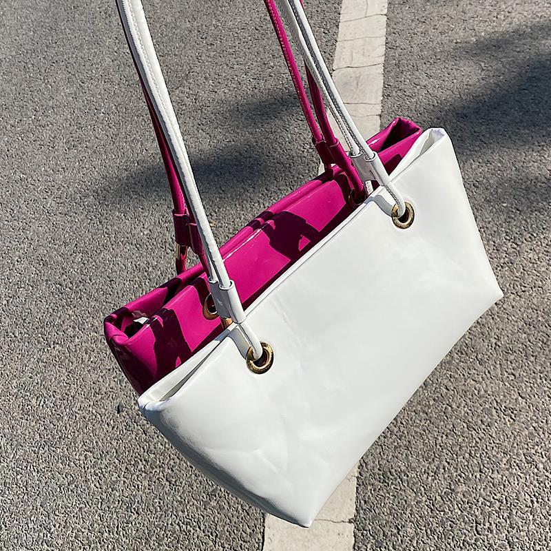 Glossy Patent Leather Handbag