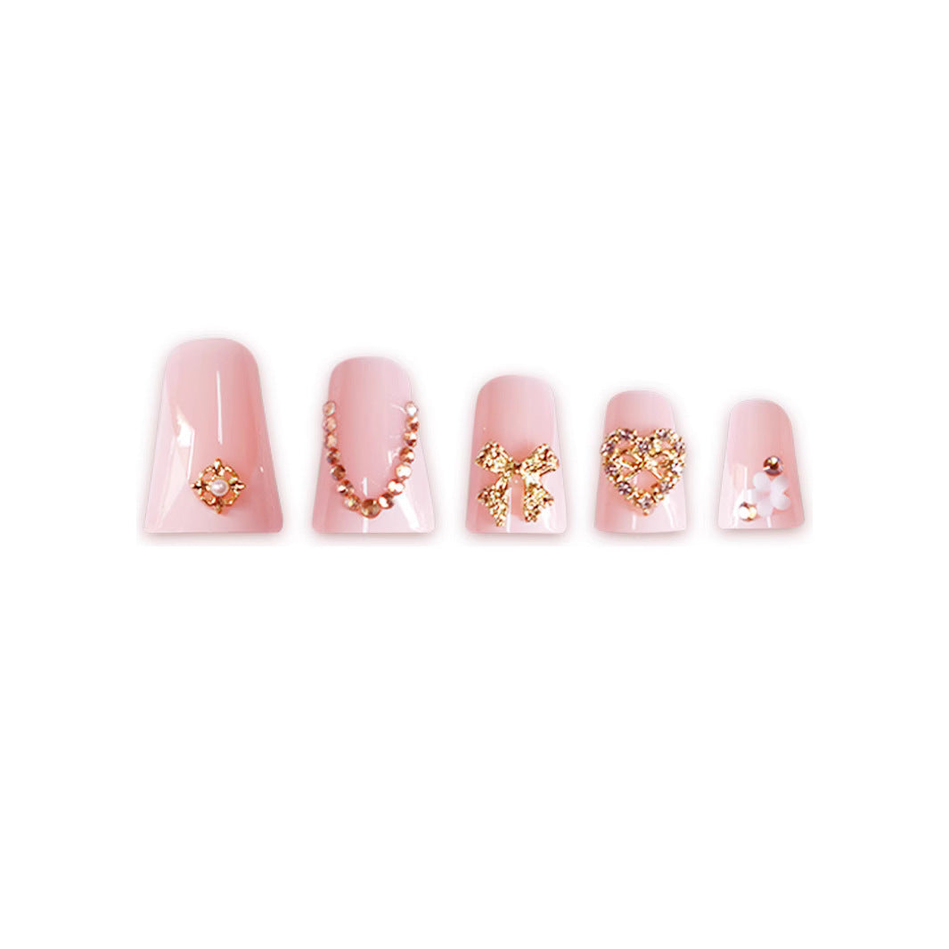 Decorative Rhinestone Nail Extensions Kalsten
