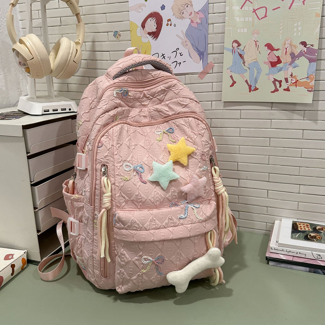 Embroidered Playful Backpack