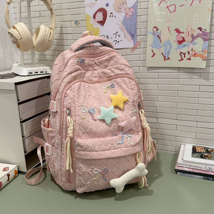 Embroidered Playful Backpack