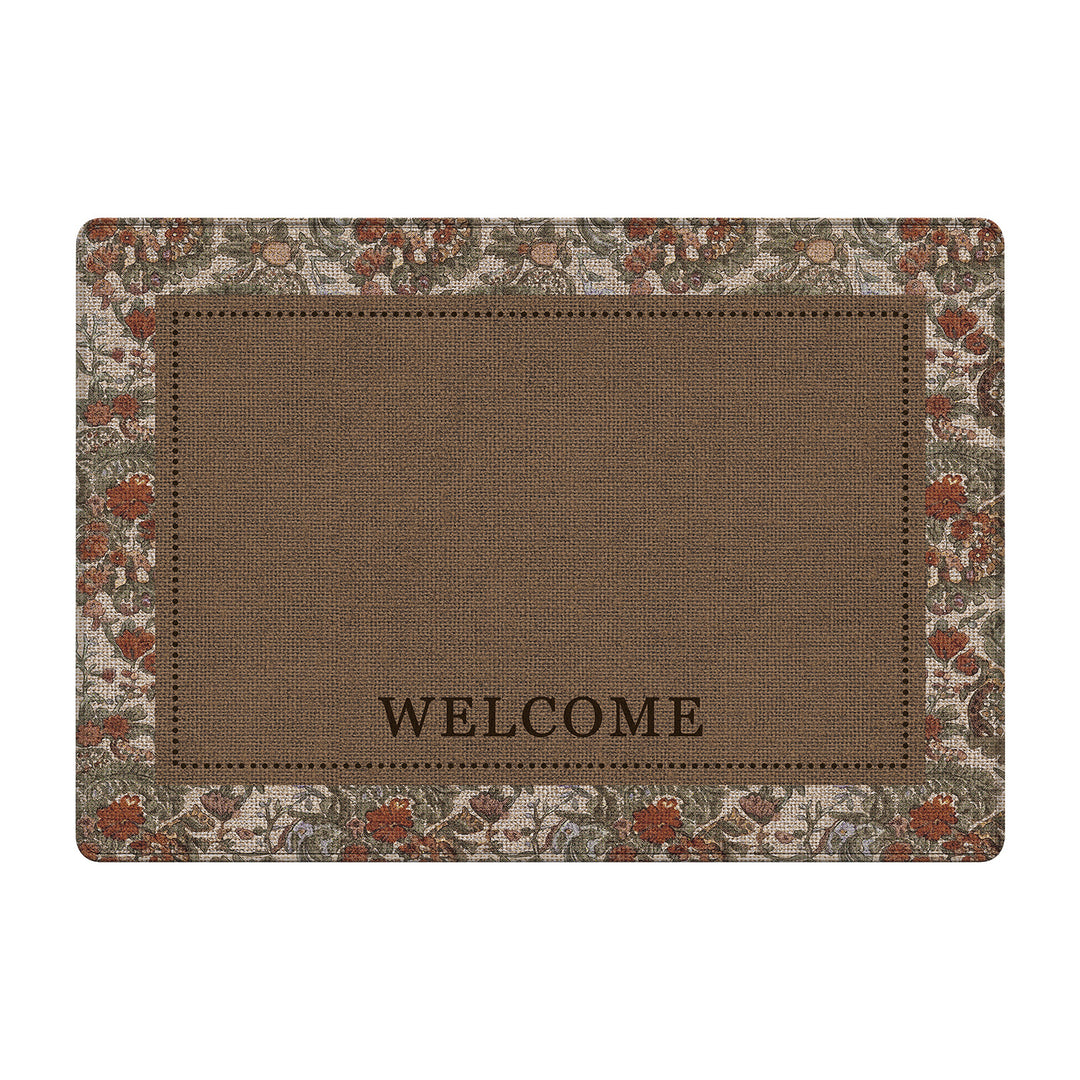 Floral Patterned Entryway Mat Kalsten