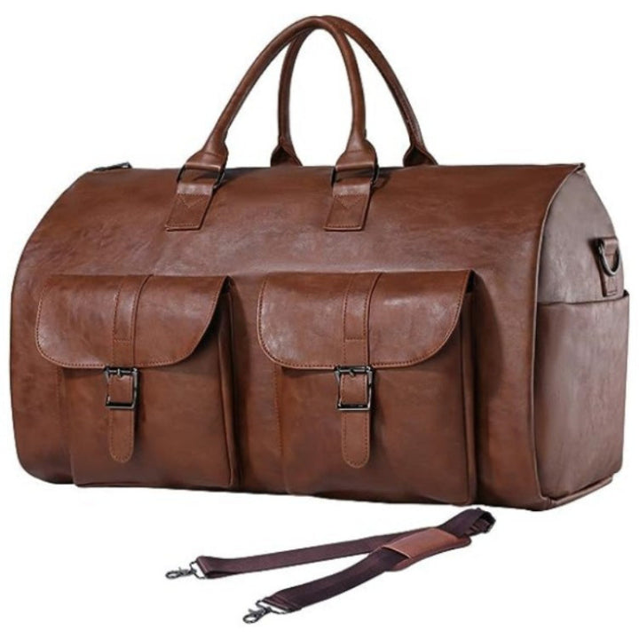 Elegant Travel Bag with Integrated Suit Compartment Kalsten