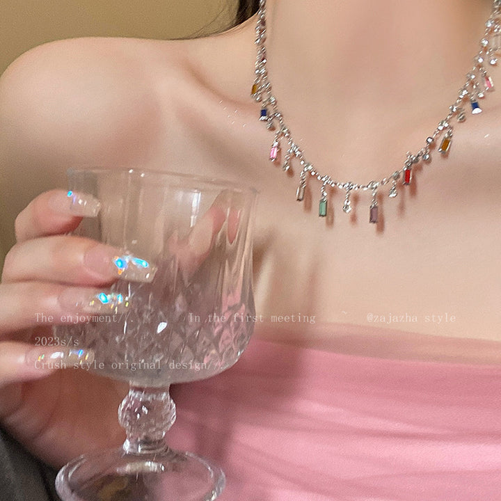 Colorful Charm Statement Necklace Kalsten