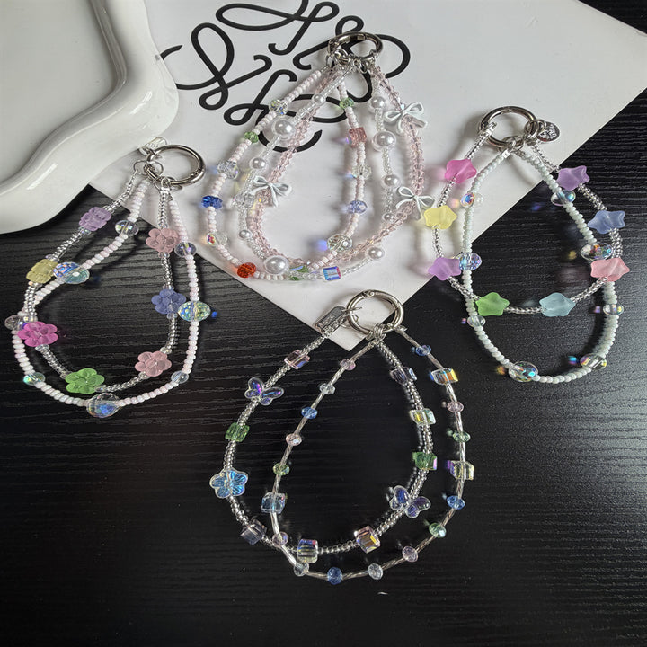 Playful Beaded Charm Keychain Kalsten