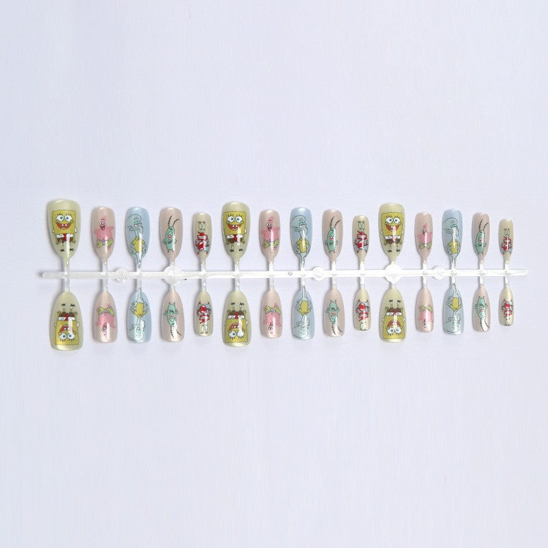 Creative nail design set with wonderful cartoon motifs Kalsten