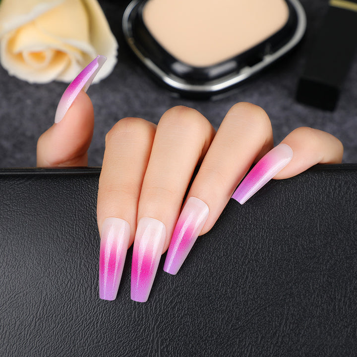Glamorous artificial nails with gradient Kalsten