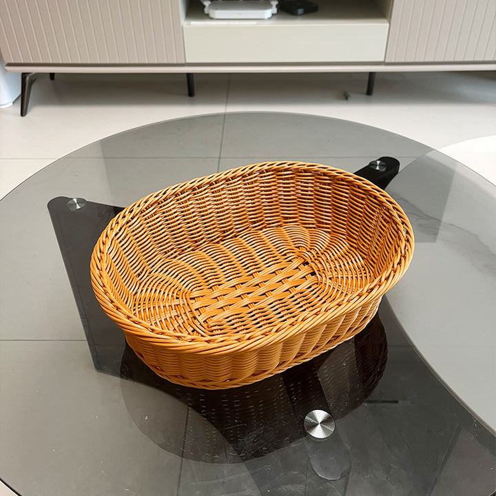 Woven Oval Serving Basket Kalsten