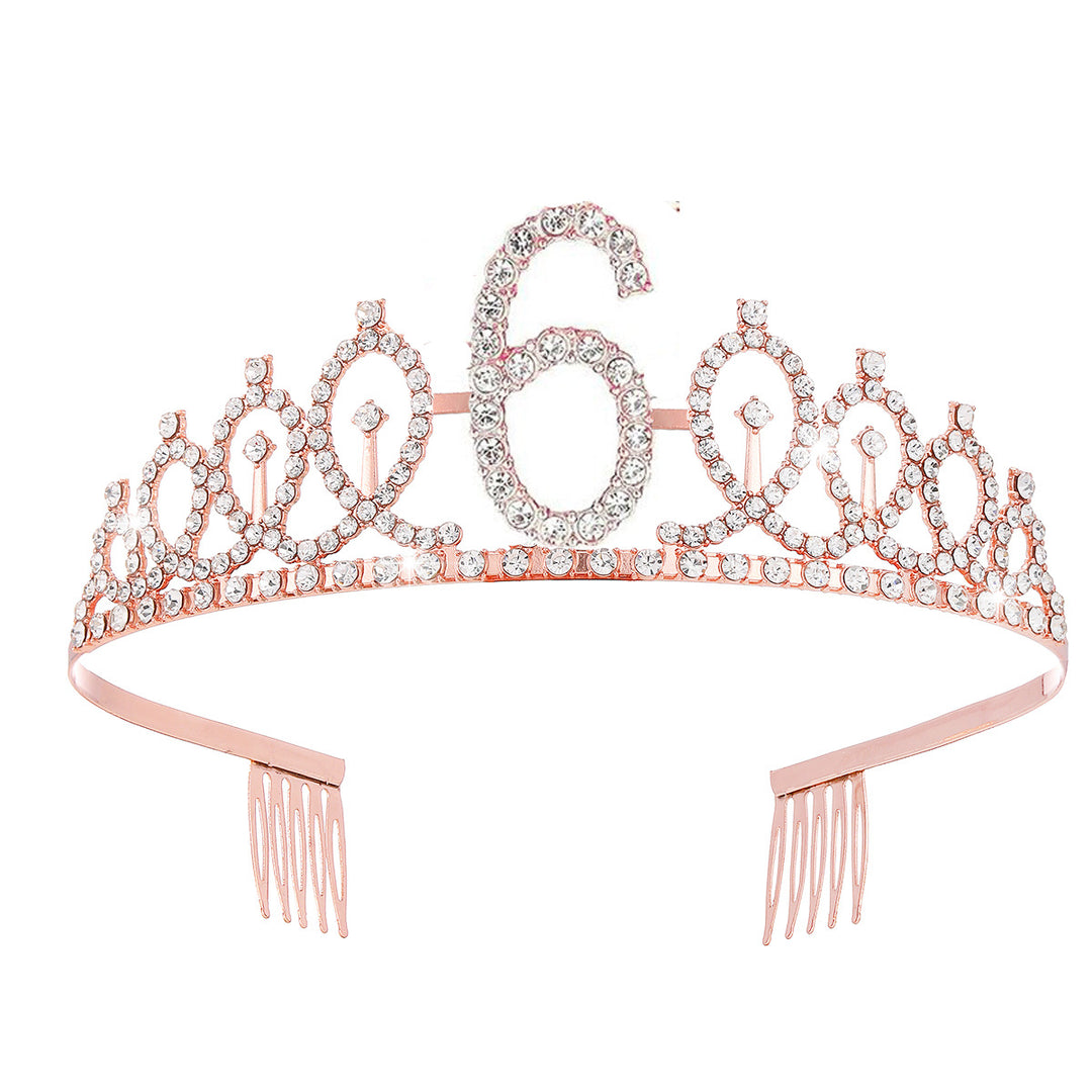 Women's Crystal-Embellished Tiara with Elegant Design Kalsten