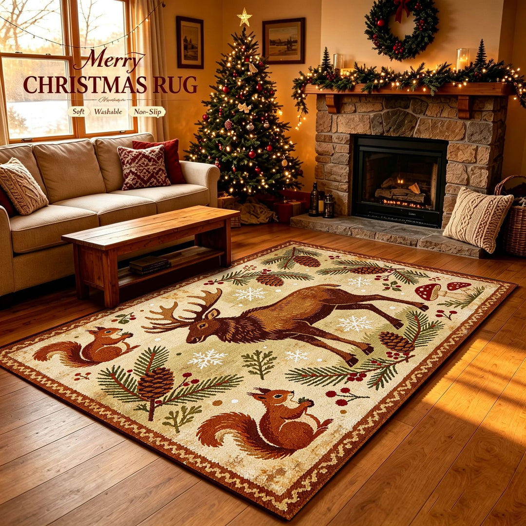 Christmas-Themed Decorative Area Rug Kalsten