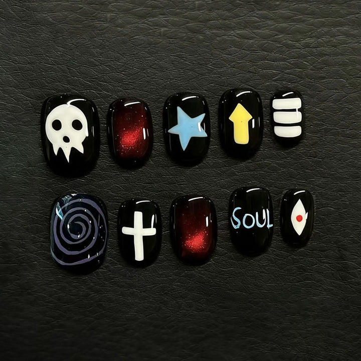 Thematic Press-On Nail Art Kalsten