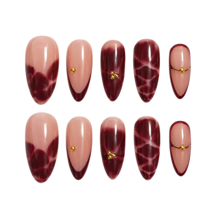 Artistic Floral Design Nail Enhancements