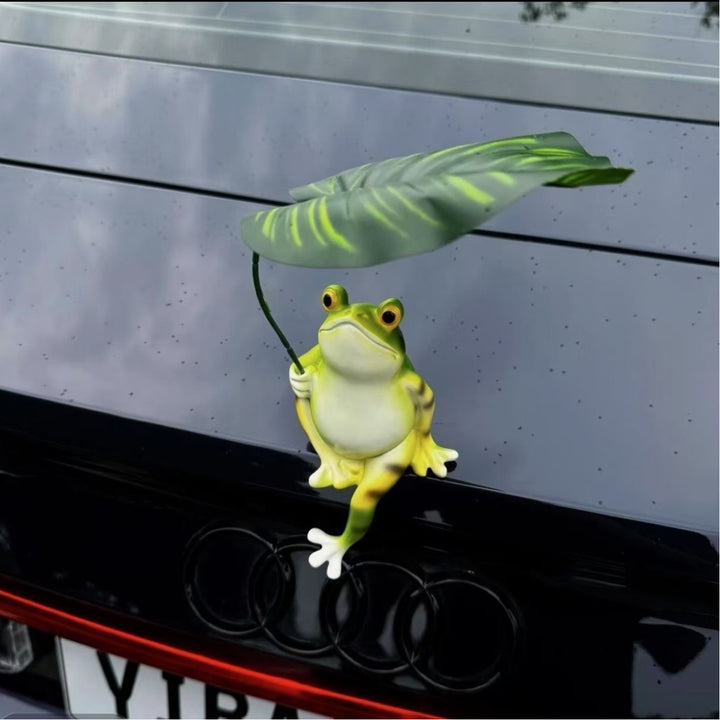 Funny frog figure with umbrella Kalsten