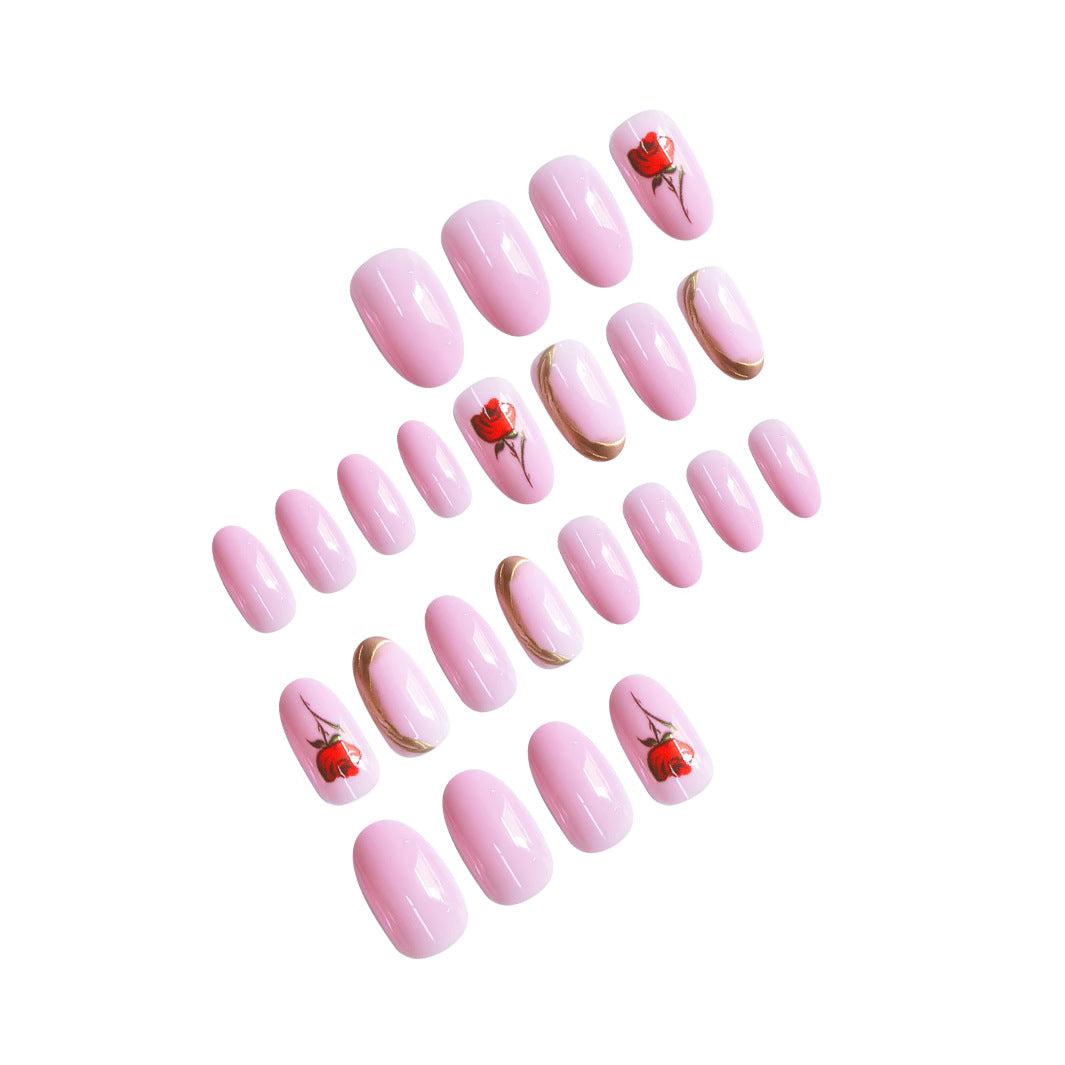 Floral Rose Nail Art Kalsten