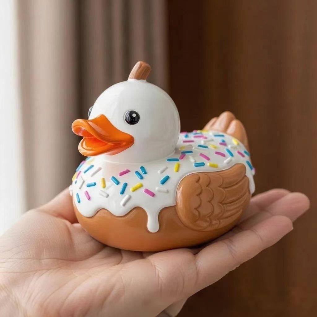 Decorative figure rubber duck with surprise element Kalsten
