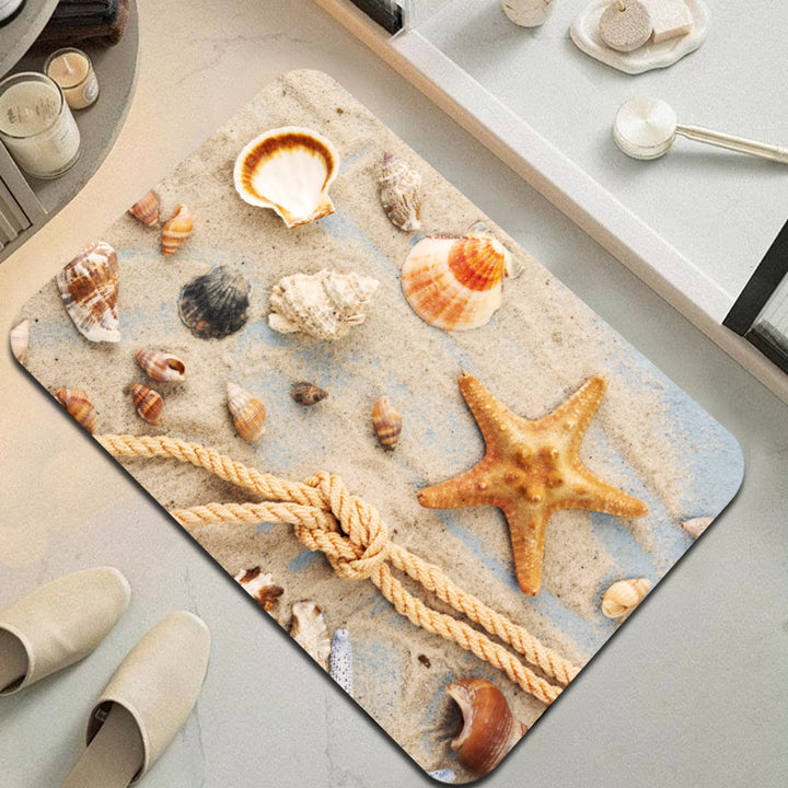 Coastal-Themed Decorative Mat
