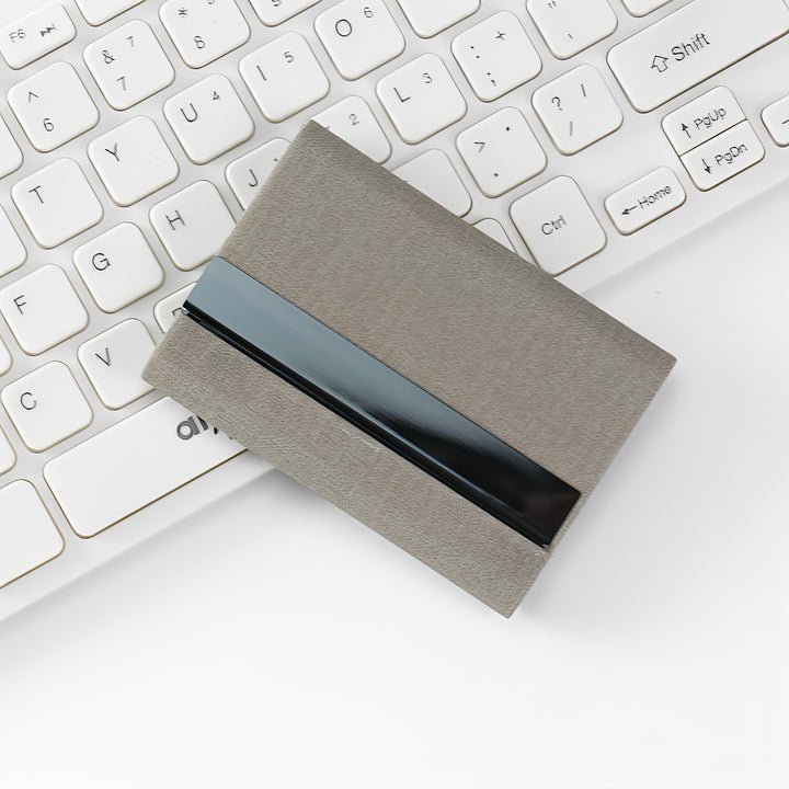 Premium Fabric Business Card Holder