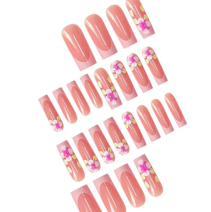 Floral Embellished Nail Art Extensions Kalsten