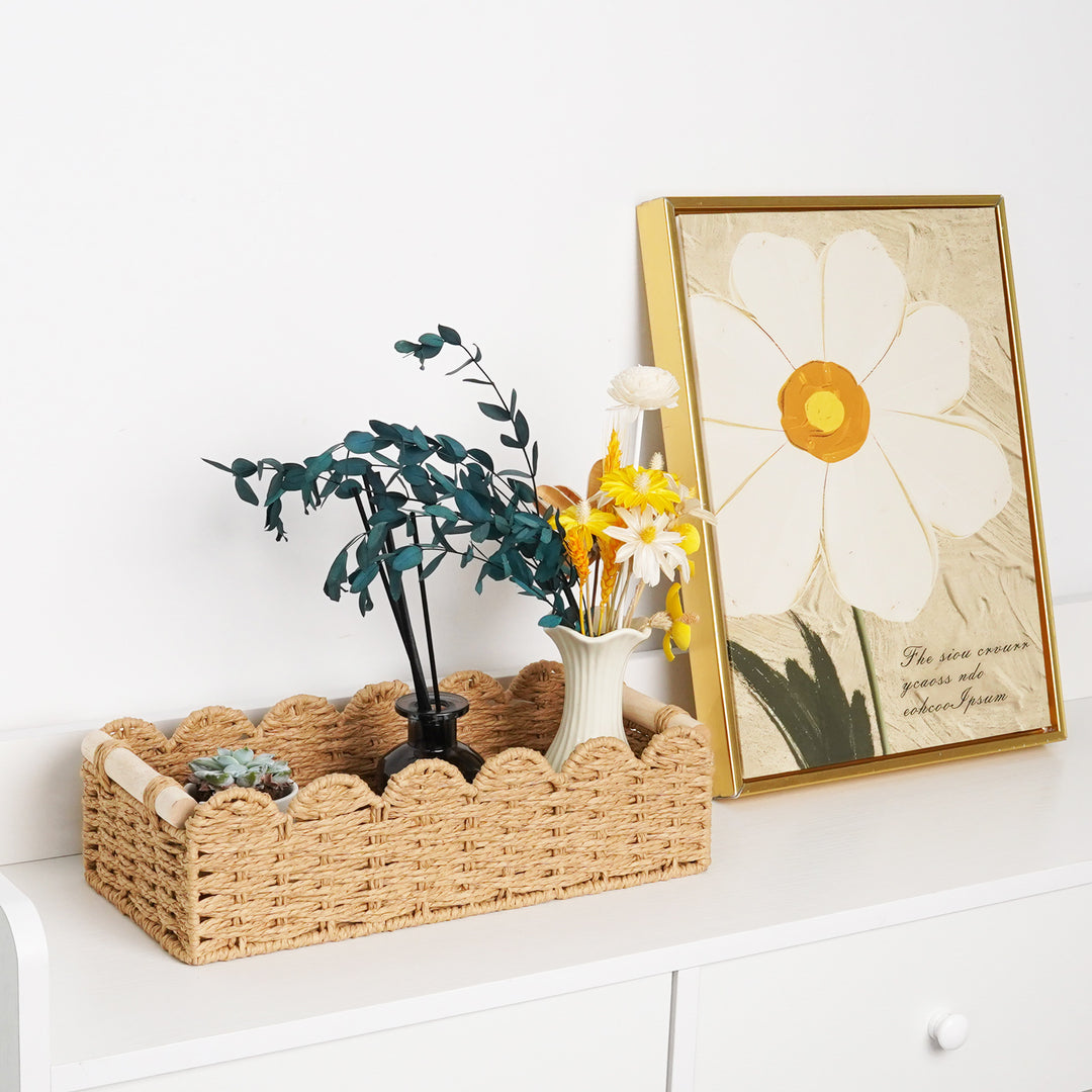 Decorative Woven Storage Caddy Kalsten